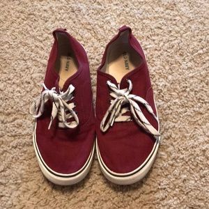Red Low Top Shoes